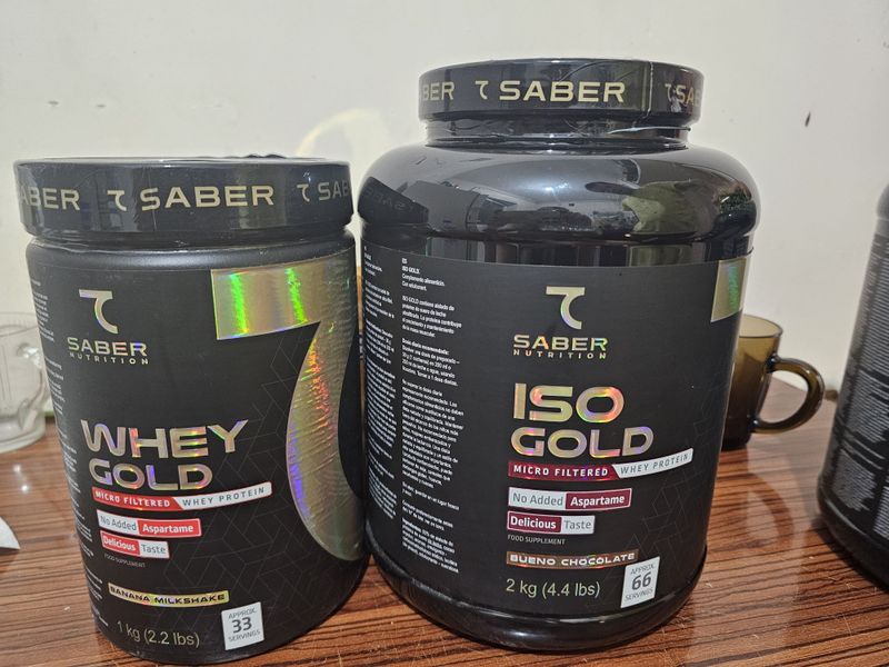 Saber nutrition ISO GOLD 2кг и 1кг.