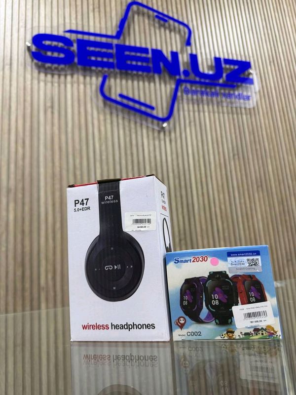 Naushnik Bluetooth P47 + Smart watch Baby C002 Naushnik Bluetooth P47 + Smart watch Baby C002