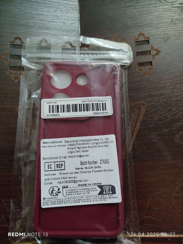 Чехол для redme note 13pro burgundy Чехол для redme note 13pro burgundy