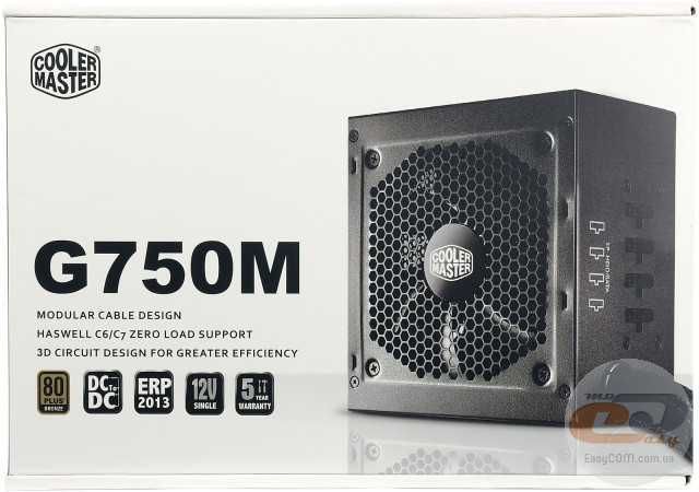 Блок питания Cooler Master G750M 750W