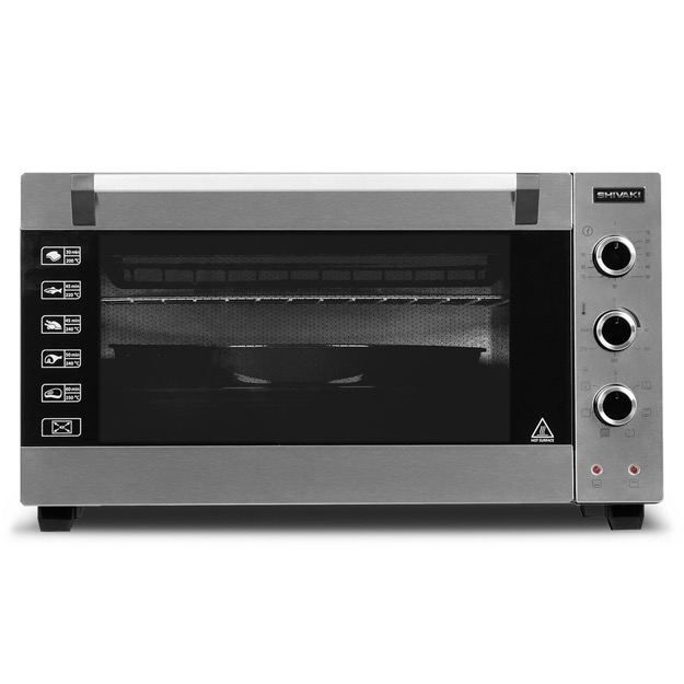 Мини-печь Shivaki 4218E — Классика в Inox-дизайне с внутренней лампой Мини-печь Shivaki 4218E — Классика в Inox-дизайне с внутренней лампой