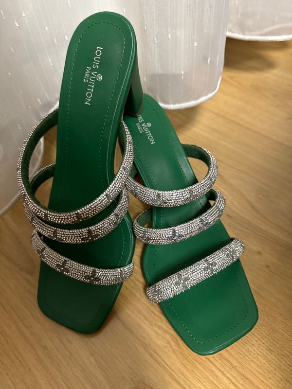 Louis Vuitton босоножки с удобным каблуком Louis Vuitton босоножки с удобным каблуком