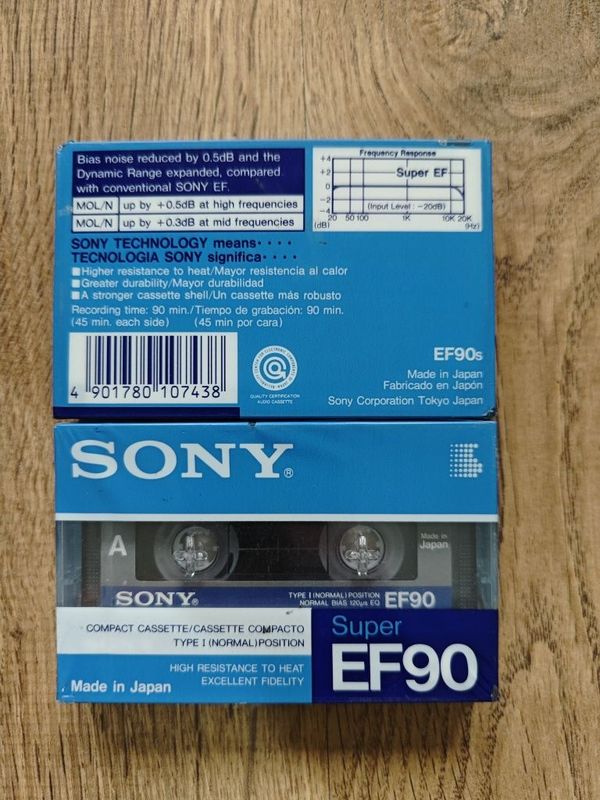 Аудиокассеты Sony Japan EF90.