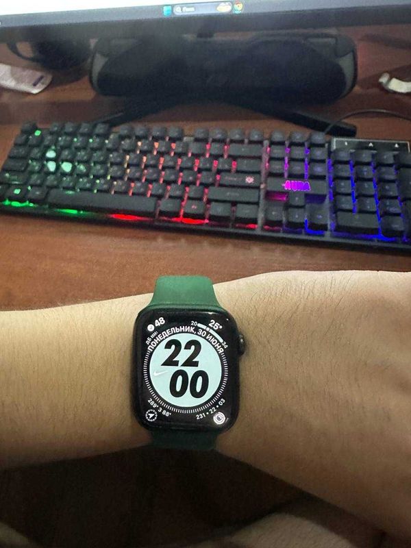 Apple Watch 7 green 45 mm ORIGINAL СРОЧНО или ОБМЕН на КОМПЬЮТЕР ! ПК Apple Watch 7 green 45 mm ORIGINAL СРОЧНО или ОБМЕН на КОМПЬЮТЕР ! ПК