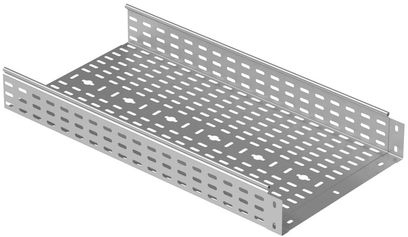 Перфорированный кабельный лоток H:100 W:200 Т:0,6 / L:3000 Перфорированный кабельный лоток H:100 W:200 Т:0,6 / L:3000