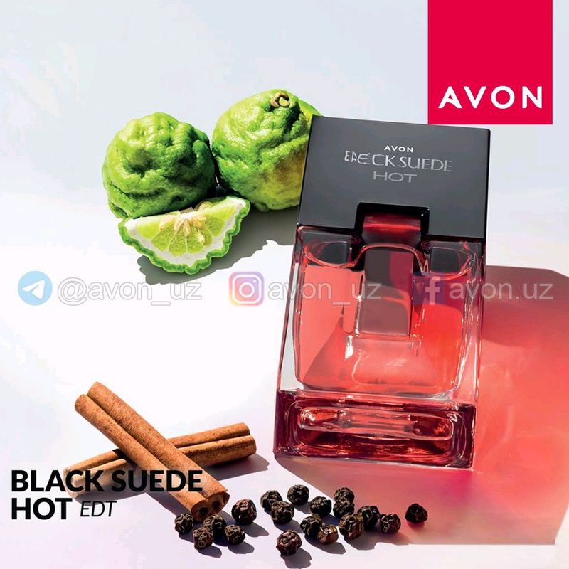 Мужская туалетная вода «Black Suede Hot» от Avon Мужская туалетная вода «Black Suede Hot» от Avon