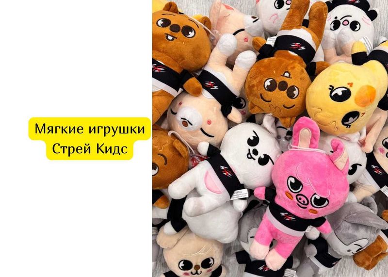 Мягкие игрушки Стрей Кидс Stray Kids Мягкие игрушки Стрей Кидс Stray Kids