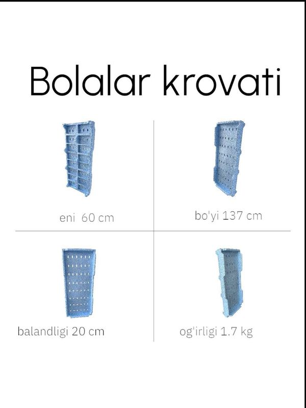Детская кровать из EPP, EPP dan tayyorlangan bolalar krovati Детская кровать из EPP, EPP dan tayyorlangan bolalar krovati