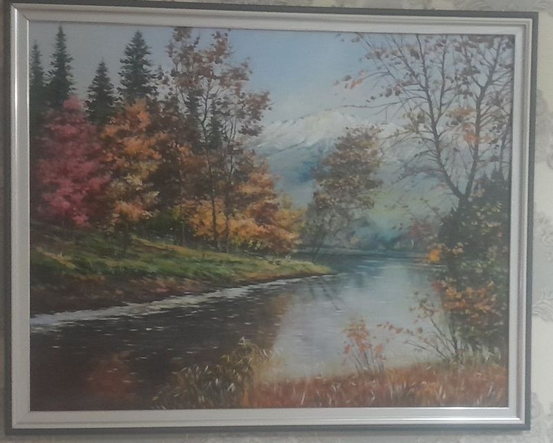 Qo'lda chizilgan rasm 100smga 120sm Qo'lda chizilgan rasm 100smga 120sm