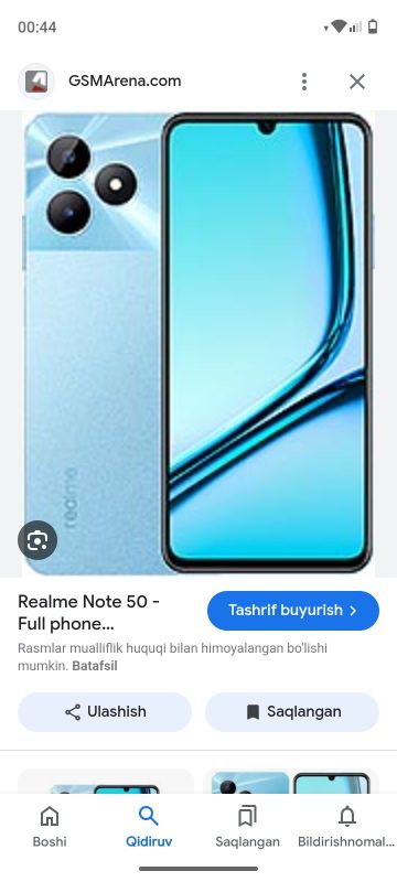 Realme 50 ulrta rangi kok