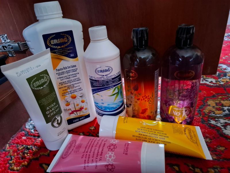 Ersag,maxsulotlari kremlar dush gel Ersag,maxsulotlari kremlar dush gel