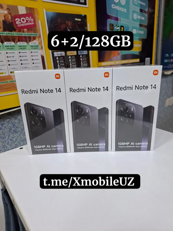 Redmi Note 14 6+2/128GB Redmi Note 14 6+2/128GB