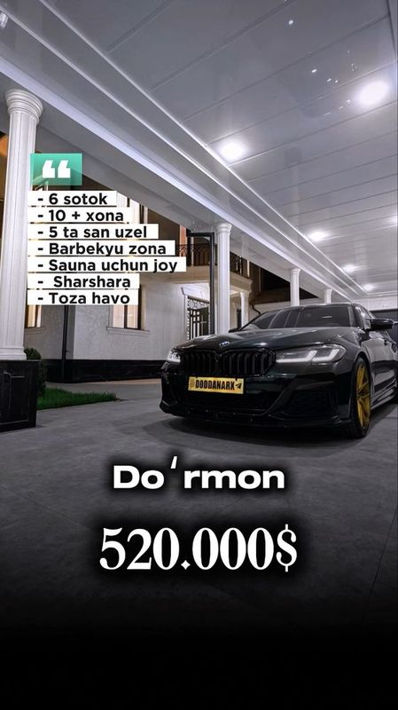 Do’rmon 6 sotok Yevro Uy Do’rmon 6 sotok Yevro Uy