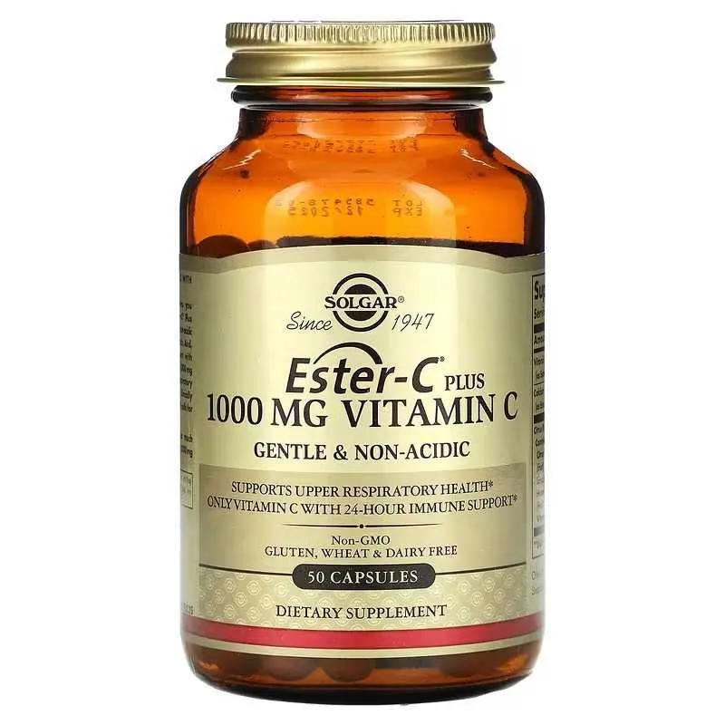 Solgar Ester-C Plus Vitamin C 1000 mg плюс витамин C 1000 мг 50 капсул Solgar Ester-C Plus Vitamin C 1000 mg плюс витамин C 1000 мг 50 капсул
