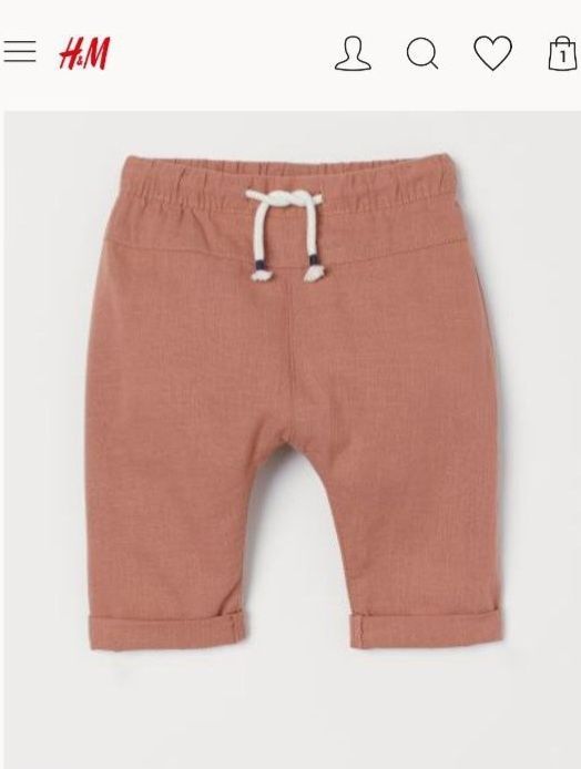 Штанишки на мальчика H&M 1-2 года Штанишки на мальчика H&M 1-2 года