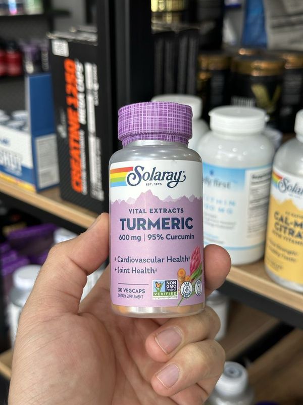 Solaray Turmeric 600 mg 30 капсул