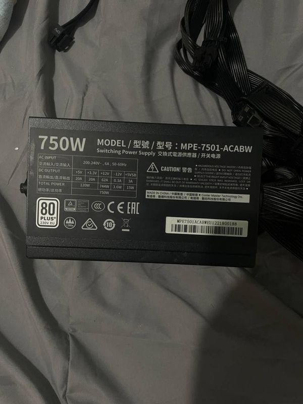 Блок питания MWE WHITE 750W 240V