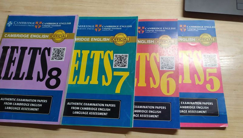 IELTS Cambridge books(5,6,7,8)