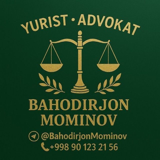 Malakali advokatlik xizmati Toshkent shahri va viloyati bo‘yicha 1 Malakali advokatlik xizmati Toshkent shahri va viloyati bo‘yicha 1