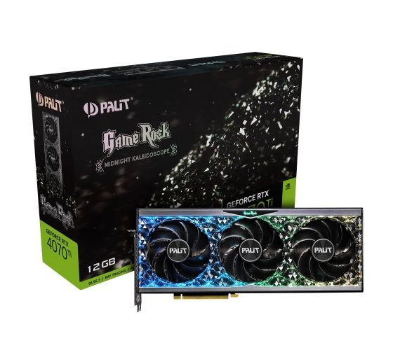 Nvidia GeForce RTX 4070 TI Palit Gamerock Midnight Caleidoscope OC Nvidia GeForce RTX 4070 TI Palit Gamerock Midnight Caleidoscope OC