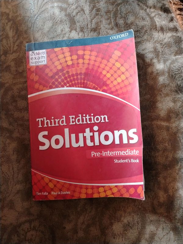 Third Edition Solutions kitobi sotiladi narx 40000 Third Edition Solutions kitobi sotiladi narx 40000