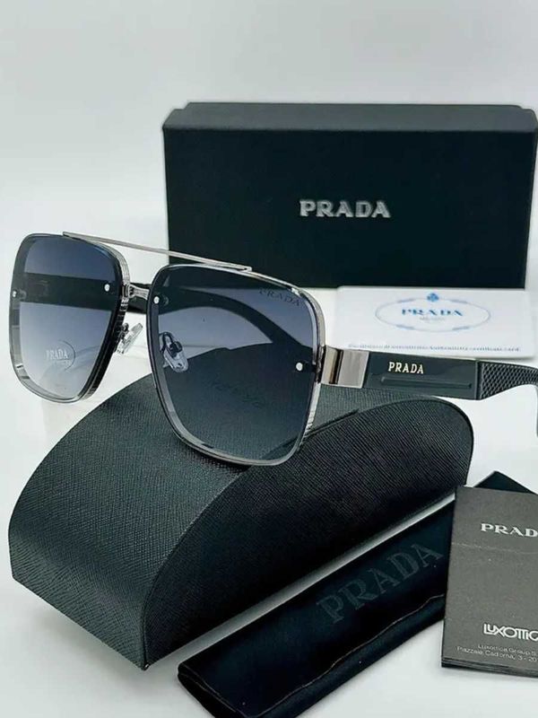 Очки Prada Lux Gold Black с Полиризацией Очки Prada Lux Gold Black с Полиризацией