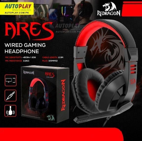 Redragon Ares Проводные Игровые Наушники Redragon Ares Проводные Игровые Наушники