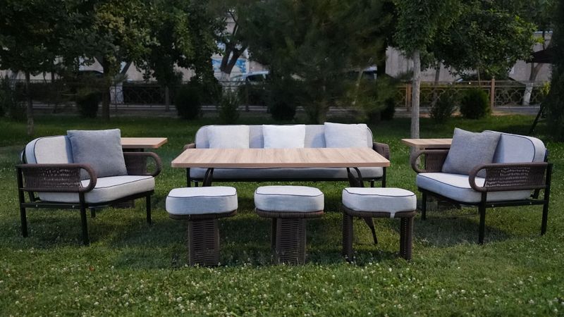 Mebel to’plam Garden set “Osiyo” 8 kishilik Mebel to’plam Garden set “Osiyo” 8 kishilik