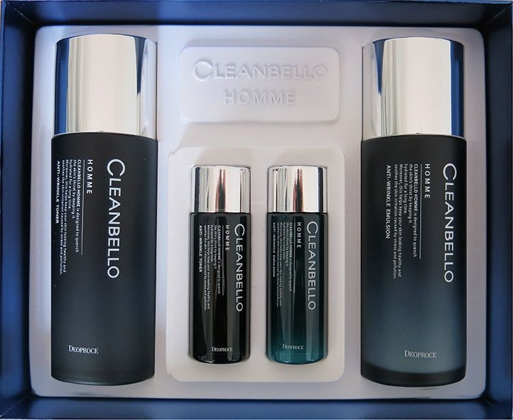 мужской антивозрастной набор DEOPROCE Cleanbello HOMME Anti-Wrinkle