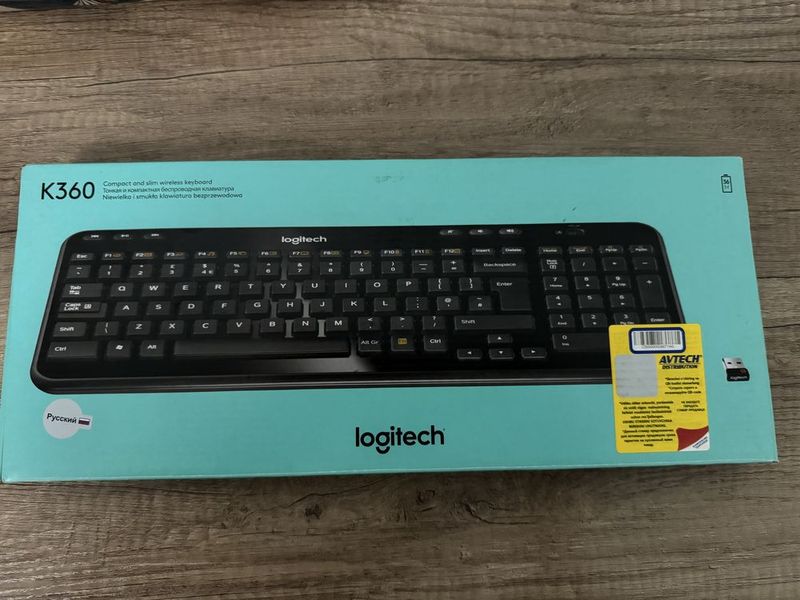 Logitech K360 Беспроводная клавиатура