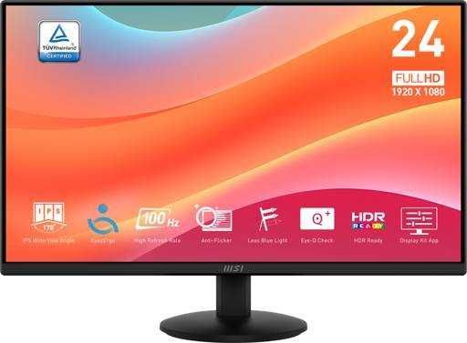 24-дюймовый универсальный монитор MSI PRO MP242L 24-дюймовый универсальный монитор MSI PRO MP242L