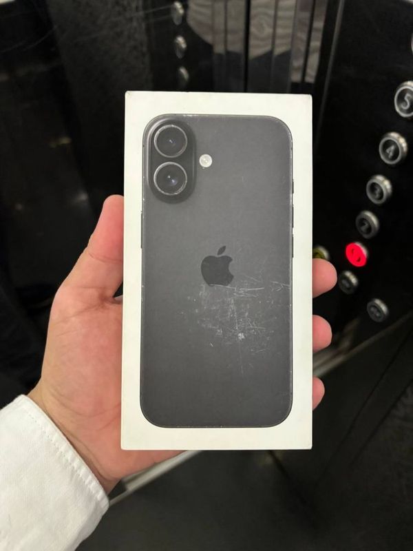 Новый • iPhone 16 128gb (black)