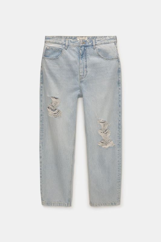 pull and bear distressed jeans оригинал