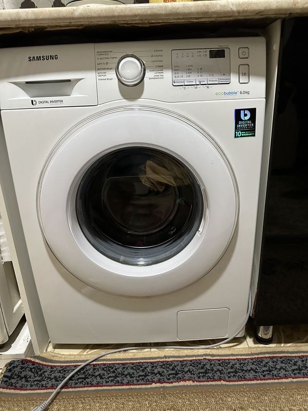 Продается Стиральная машина Samsung EcoBubble 6 кг, отличное состояние Продается Стиральная машина Samsung EcoBubble 6 кг, отличное состояние