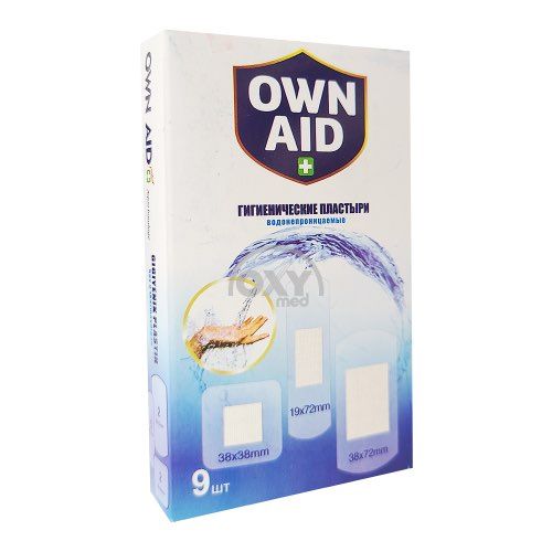 Пластыри гигиенические "OWN AID" поливиниловые, №9 Пластыри гигиенические "OWN AID" поливиниловые, №9