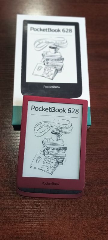 PocketBook 628, бардовый свет электрон кутубхона планшет сотилади.