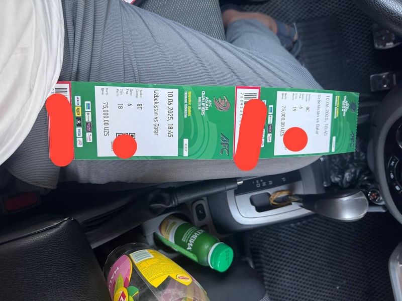 Bilet bor Uzb Qatar 3C 3D Bilet bor Uzb Qatar 3C 3D