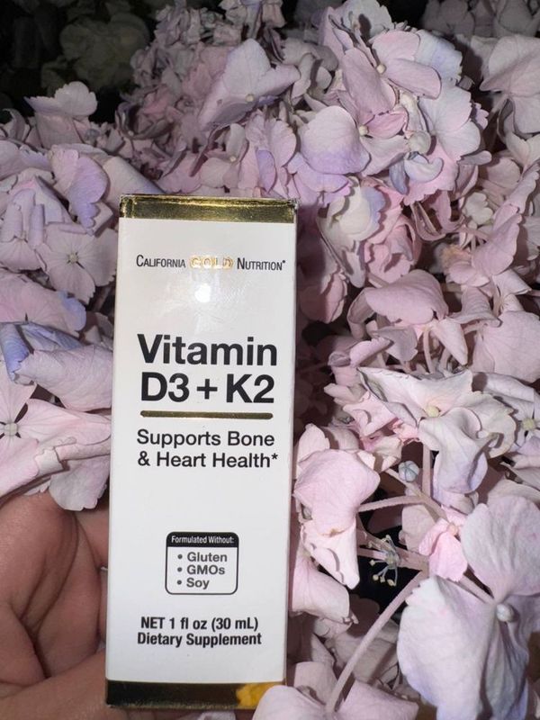 California Gold Nutrition – Vitamin D3 + K2