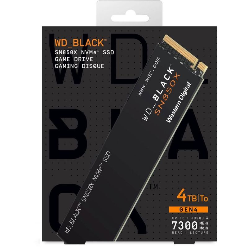 WD Black SN850x 4TB WD Black SN850x 4TB