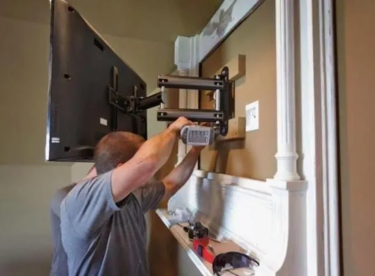 Установка Телевизоров На Кронштейн