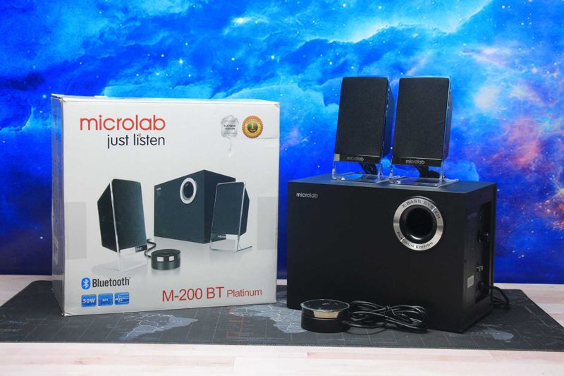 Microlab M200BT Platinum ORIGINAL ovozni toza chiqaradi Microlab M200BT Platinum ORIGINAL ovozni toza chiqaradi