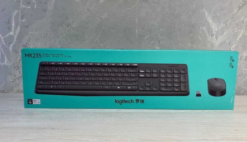 Клавиатура и мышь Logitech MK235