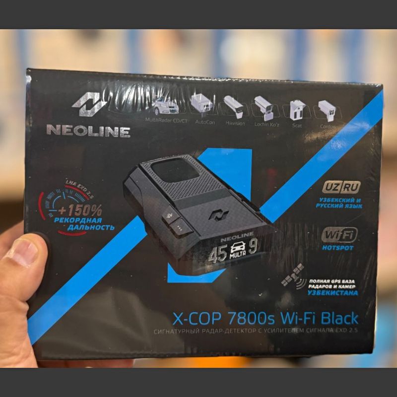 X-Cop Neoline 7800s Wi-Fi Black(+Доставка) Версия для УЗБ