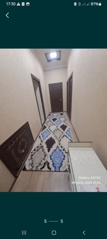 2xonali kvartira ijaraga beriladi