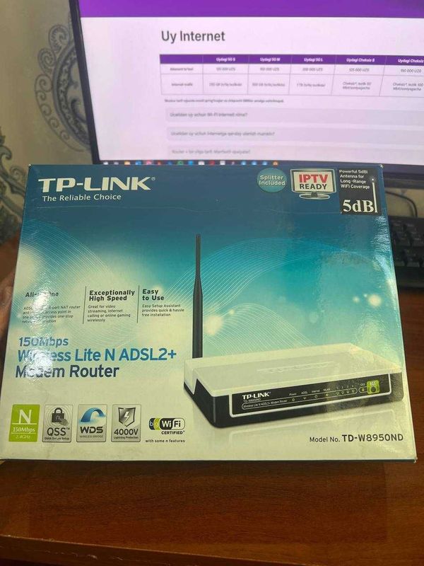 TD-W8950ND в рабочем состоянии TD-W8950ND в рабочем состоянии