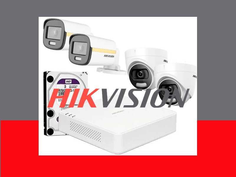 Камера видеонаблюдения Hikvision комплект 2MP,5MP