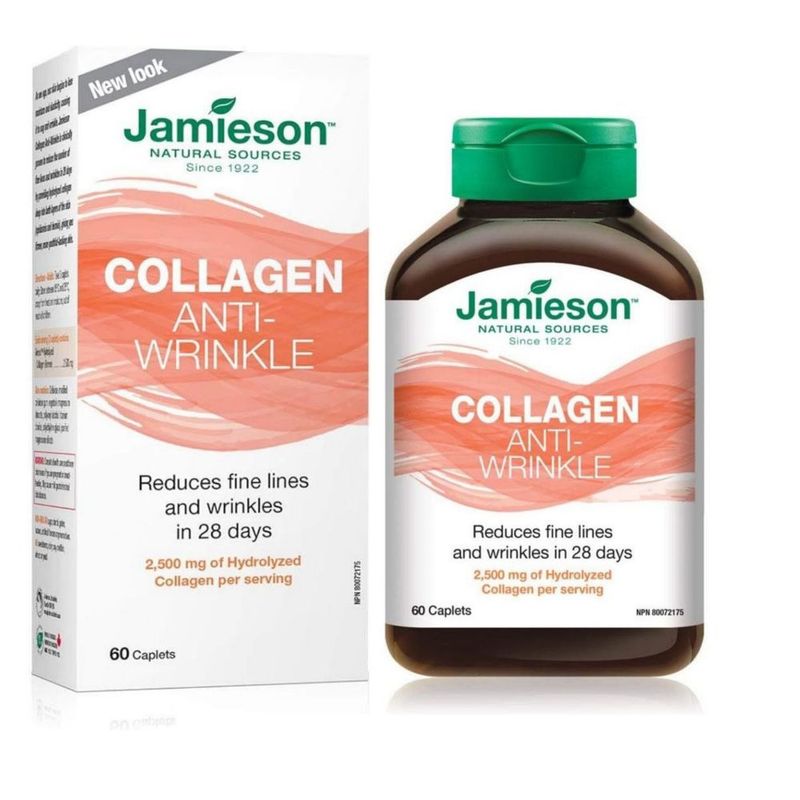 Супер коллаген против морщин 60 табл Jamieson Collagen Anti-Wrinkle Супер коллаген против морщин 60 табл Jamieson Collagen Anti-Wrinkle