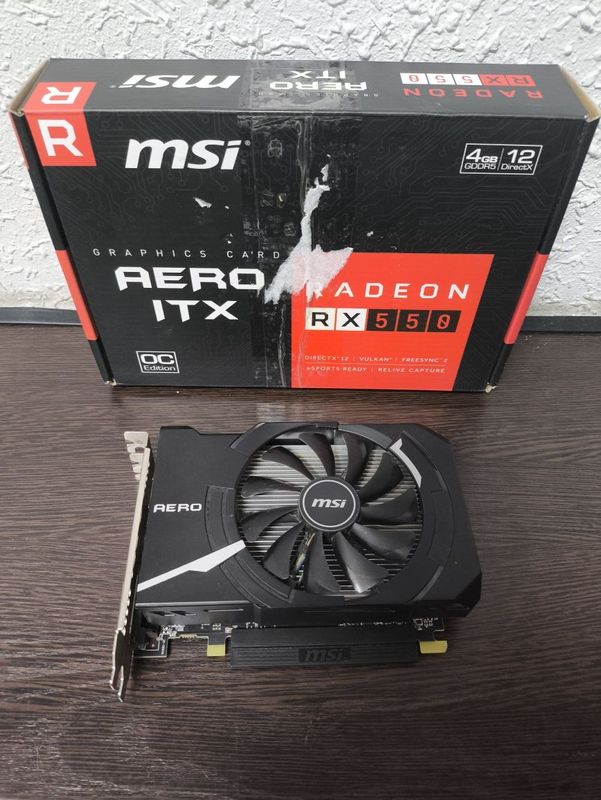 MSI Aero RX550 4Gb GDDR5 MSI Aero RX550 4Gb GDDR5