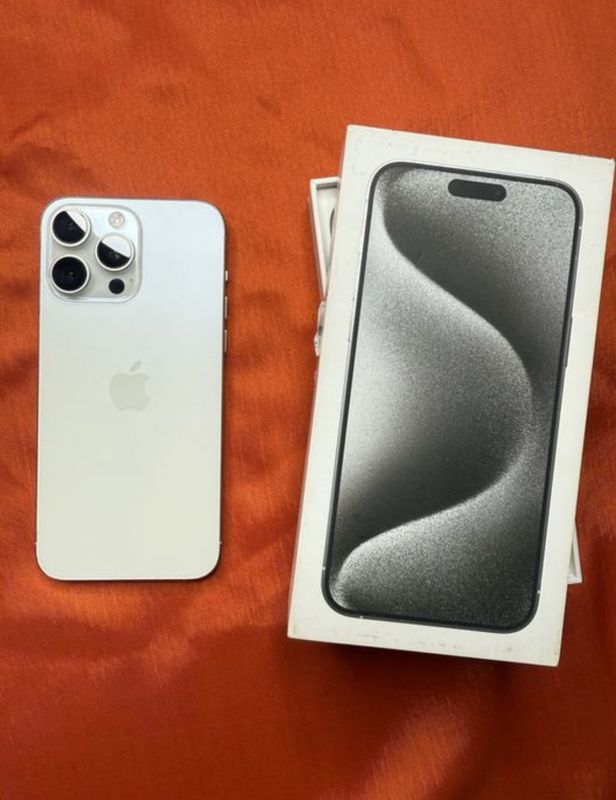 iPhone 15 ProMax 256 Gb White Akk: 100% Kelwamiz