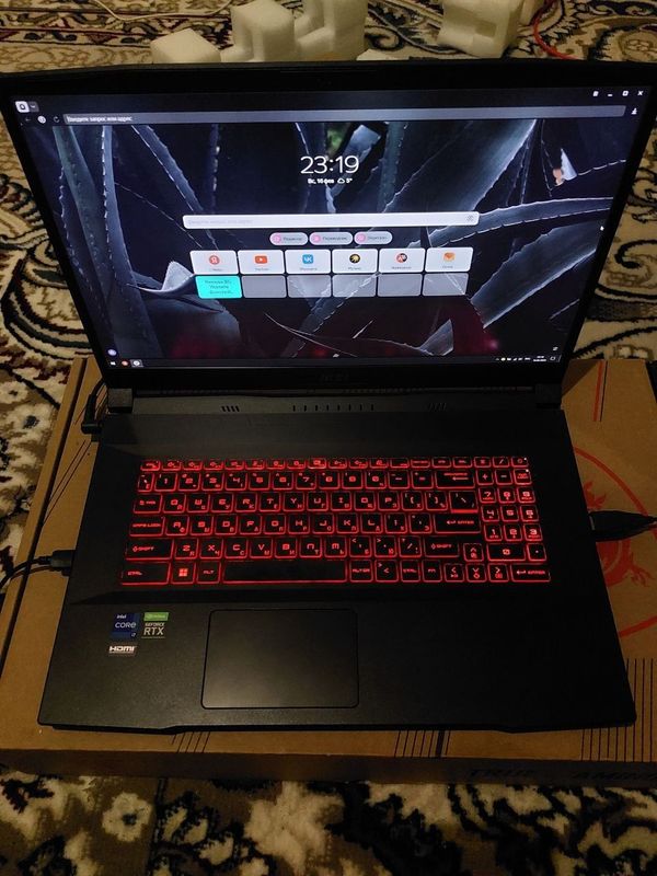 Msi Katana GF76 17.3dyum i7 12650H 10/16 DDR4 16gb RTX 3050 4gb Msi Katana GF76 17.3dyum i7 12650H 10/16 DDR4 16gb RTX 3050 4gb